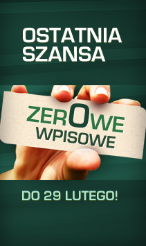 Ostatnia Szansa - Zerowe wpisowe